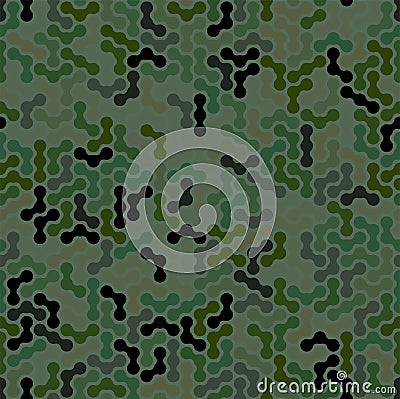 Camouflage pattern. Vector Illustration