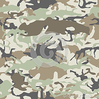 Camouflage seamless Stock Photo