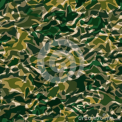 Camouflage Seamless Tillable Pattern Stock Photo