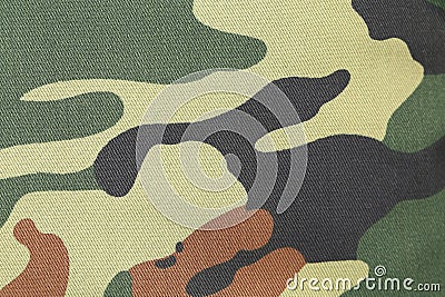 Camouflage texture pattern with green tones. Stock Photo