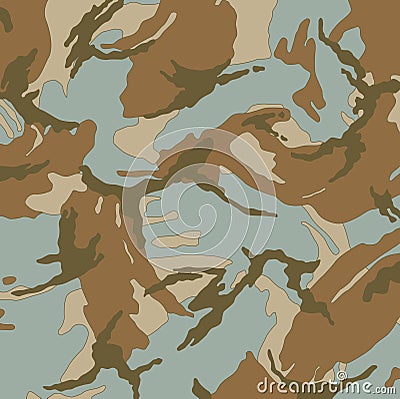 Camouflage Vector Pattern 2 Vector Illustration