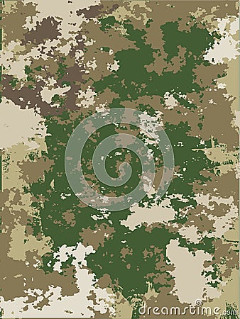 Camouflage vector texture Vector Illustration