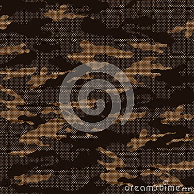 seamless camouflages pattern textures background Vector Illustration