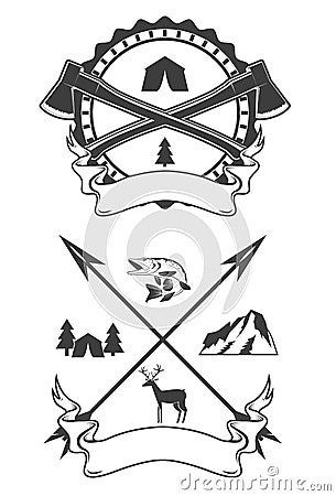 Camp Vector Illustration