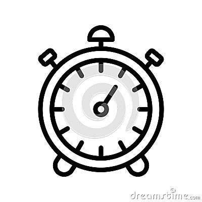 Campaign timing Line Style vector icon which can easily modify or edit Vector Illustration