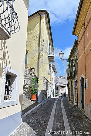 The Campanian village of Nusco, Italy. Stock Photo