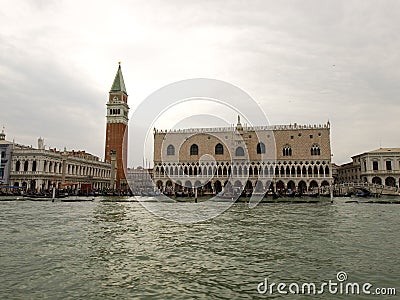 Campanile and Dodge Palace, Venice Stock Photo