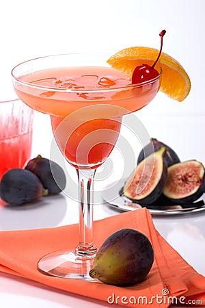 Campari cocktail Stock Photo