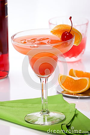 Campari cocktail Stock Photo
