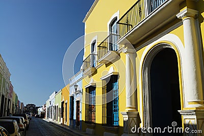 Campeche Building Stock Photo