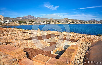 Campello iberian settlement in illeta Alicante Stock Photo