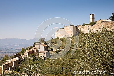 Campello sul Clitunno, Italy Stock Photo