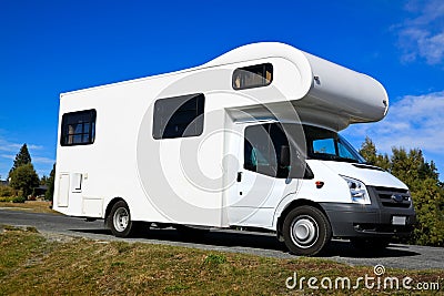 Camper van Stock Photo