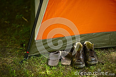 The Campers Stock Photo