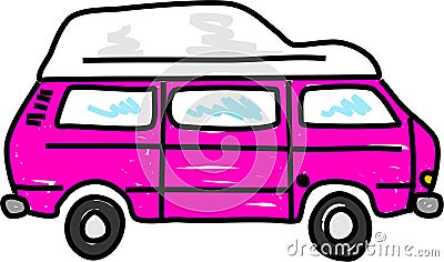 Campervan Stock Photo