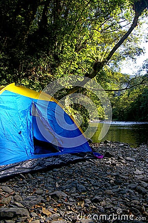 Camping Stock Photo