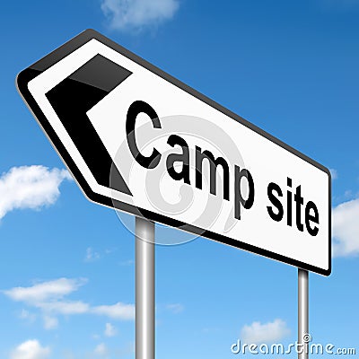 Camping concept. Stock Photo