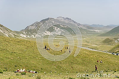 Campo Imperatore Editorial Stock Photo