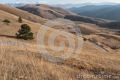 Campo Imperatore & x28;Aq Italy& x29; Stock Photo