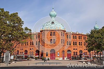 View Campo Pequeno Bullring, Lisbon Editorial Stock Photo