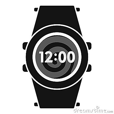 Campsite smartwatch icon simple vector. Nature freedom Stock Photo