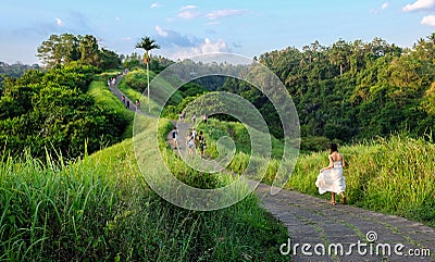 Campuhan Ridge Walk at Sunset , Editorial Stock Photo