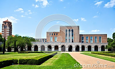 Campus Library Stock Photo