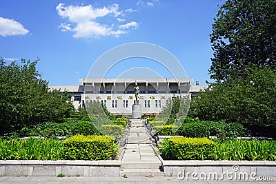 The campus of Tsinghua University THU in Beijing, China Editorial Stock Photo