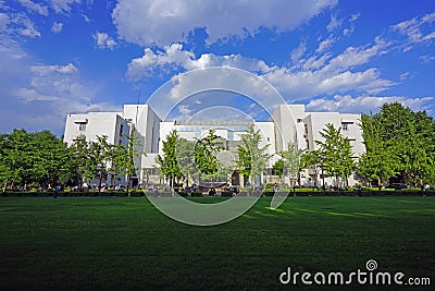 The campus of Tsinghua University THU in Beijing, China Editorial Stock Photo