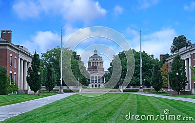 Campus of the University of Rochester Editorial Stock Photo
