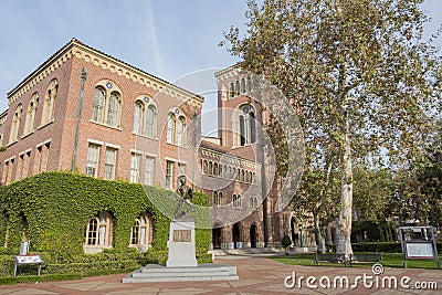 Campus of the University of Southern California Editorial Stock Photo