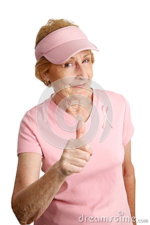 We Can Beat Breast Cancer Stock Photo