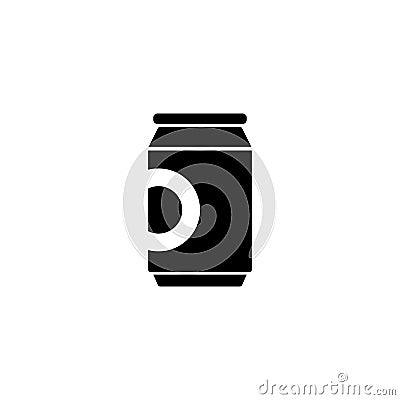Can of beer icon element of bar icon for mobile concept and web apps. Thin line can of beer icon can be used for web and mobile. Stock Photo