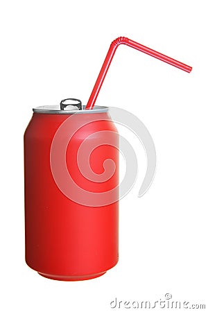 Can of cola Stock Photo