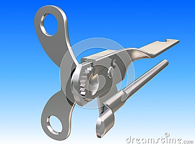 Can opener Stock Photo