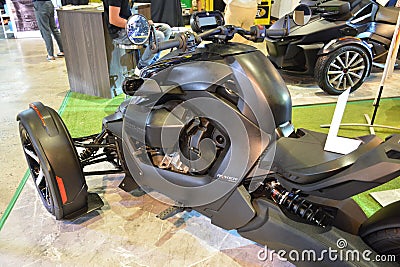 Can-am ryker sport at performance and lifestlye expo in Pasay, Philippines Editorial Stock Photo