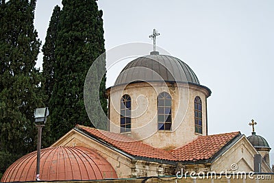 The Cana Greek Orthodox Wedding Church, Israel. Stock Photo