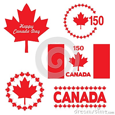 Canada day graphics Vector Illustration