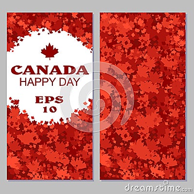 Canada flag with fireworks for celebrate the national day of Canada Stock Photo