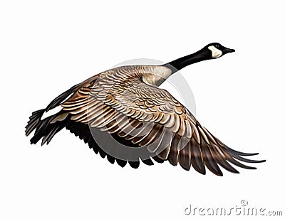 The Canada goose Branta canadensis Cartoon Illustration