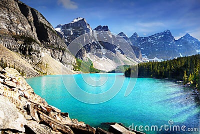 Canada, Nature Landscape, Banff National Park Stock Photo