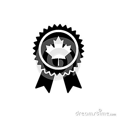 Canada sticker. National day. Travel sign. vector icon Vector Illustration