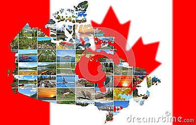 Canada travel concept Stock Photo