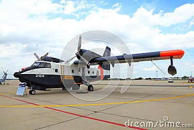 The Canadair CL-215 of Royal Thai air force Editorial Stock Photo