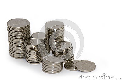 Canadian Coins Editorial Stock Photo
