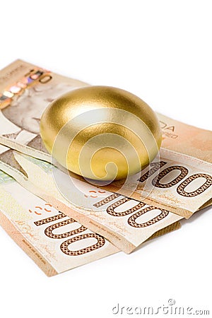 Canadian dollars Stock Photo