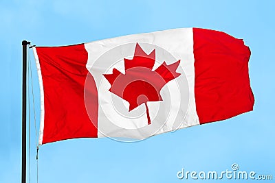 Canadian flag Stock Photo