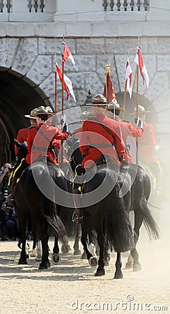 Canadian Mountie Editorial Stock Photo