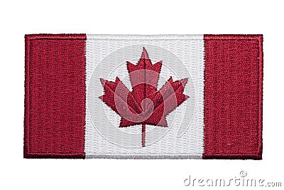 Canadian Patch Stock Photo