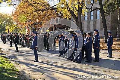 Canadians soldiers Editorial Stock Photo